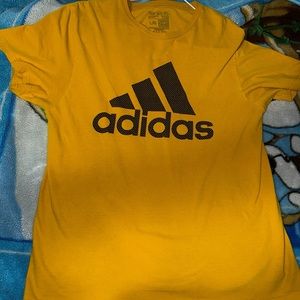 Yellow Adidas Shirt (Large)
